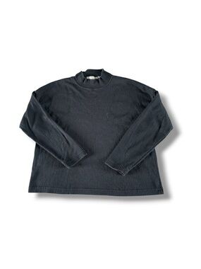 [Paris Sport Club] VTG Black Long Sleeve Mockneck